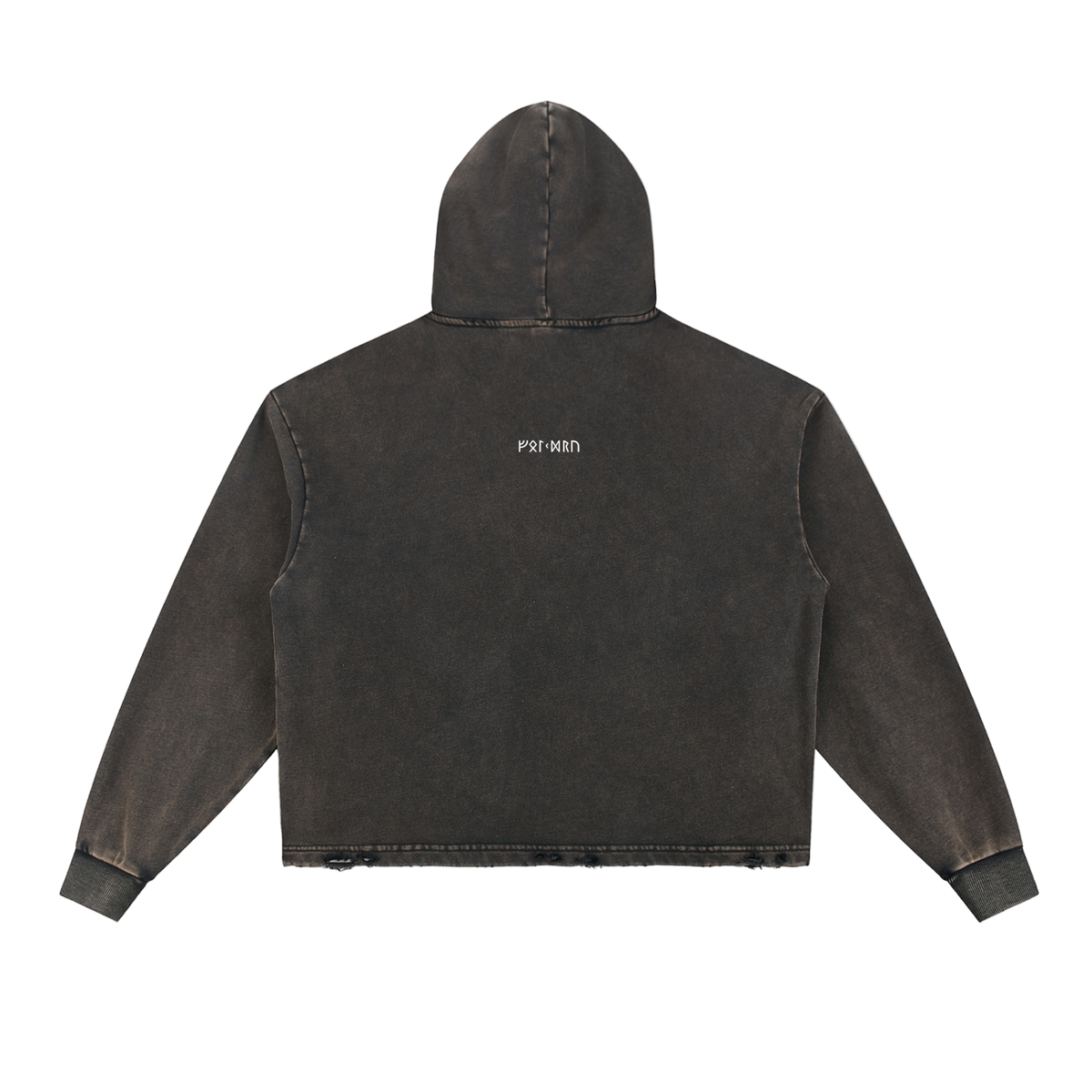 Folkdru Frayed Hoodie